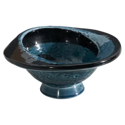 Pre-owned Rörstrand Vilhelm Bjerke-petersen, Bowl, Stoneware, , Sweden, 1960s In Black