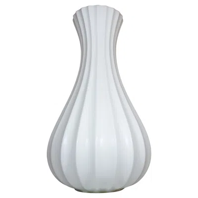 Pre-owned Rörstrand White Ceramic Vase, Pia Rönndahl , Scandinavian Modern