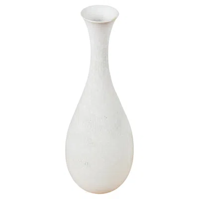 Pre-owned Rörstrand White Stoneware Vase By Carl-harry Stålhane For , Sweden, 1960s