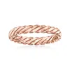 Rs Pure By Ross-simons 14kt Rose Gold Twisted Ring In Pink
