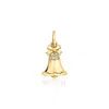 Rs Pure By Ross-simons 14kt Yellow Gold Bell Charm With Diamonds In Gold