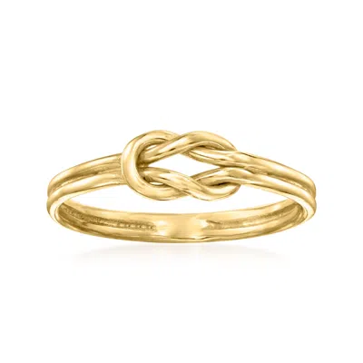 Rs Pure By Ross-simons 14kt Yellow Gold Knot Ring