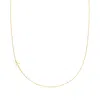 Rs Pure By Ross-simons 14kt Yellow Gold Sideways Cross Necklace
