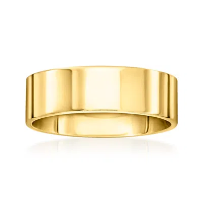 Rs Pure By Ross-simons 18kt Gold Vermeil Large-band Ring In White