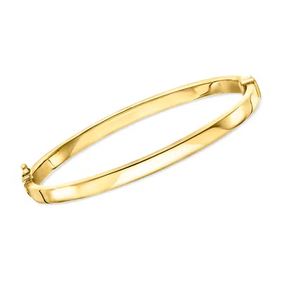 Rs Pure By Ross-simons 18kt Gold Vermeil Polished Bangle Bracelet In Multi