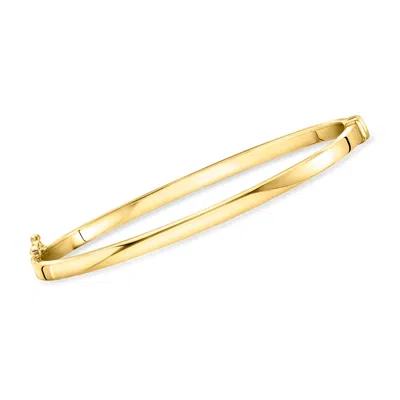Rs Pure By Ross-simons 18kt Gold Vermeil Small Polished Bangle Bracelet