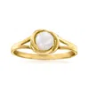 Rs Pure By Ross-simons 4.5-5mm Cultured Pearl Ring In 14kt Yellow Gold In Yellow