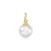 Rs Pure By Ross-simons 7-7.5mm Cultured Pearl Charm In 14kt Yellow Gold In Yellow