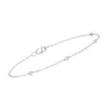 Rs Pure By Ross-simons Bezel-set Diamond Bracelet In Sterling Silver In Multi