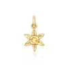 Rs Pure By Ross-simons Citrine Flower Charm In 14kt Yellow Gold In Gold