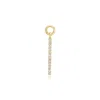 Rs Pure By Ross-simons Diamond Bar Hoop Charms In 14kt Yellow Gold