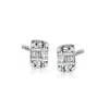Rs Pure By Ross-simons Diamond Cluster Earrings In Sterling Silver In White