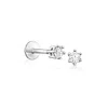 Rs Pure By Ross-simons Diamond Stud Earrings In Sterling Silver In Silver