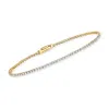 Rs Pure By Ross-simons Diamond Tennis Bracelet In 14kt Yellow Gold In Multi