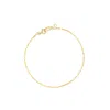 RS PURE BY ROSS-SIMONS ITALIAN 1.6MM 14KT YELLOW GOLD LUMACHINA-CHAIN ANKLET