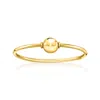 Rs Pure By Ross-simons Italian 14kt Yellow Gold Bead Ring In Gold