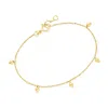 Rs Pure By Ross-simons Italian 14kt Yellow Gold Bead Station Bracelet
