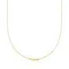 Rs Pure By Ross-simons Italian 14kt Yellow Gold Beaded Centerpiece Necklace