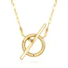Rs Pure By Ross-simons Italian 14kt Yellow Gold Charm-compatible Toggle Necklace In Multi