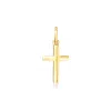 Rs Pure By Ross-simons Italian 14kt Yellow Gold Cross Charm