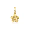 Rs Pure By Ross-simons Italian 14kt Yellow Gold Flower Charm In Gold