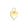 Rs Pure By Ross-simons Italian 14kt Yellow Gold Heart Hoop Charms In Gold