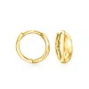 Rs Pure By Ross-simons Italian 14kt Yellow Gold Huggie Hoop Earrings In Yellow