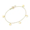 Rs Pure By Ross-simons Italian 14kt Yellow Gold Multi-disc Station Bracelet