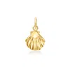 Rs Pure By Ross-simons Italian 14kt Yellow Gold Seashell Charm In Gold
