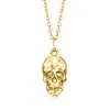 Rs Pure By Ross-simons Italian 14kt Yellow Gold Skull Pendant Necklace In Gold