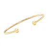 Rs Pure By Ross-simons Italian 18kt Gold Vermeil Bead Cuff Bracelet In Multi