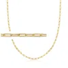 Rs Pure By Ross-simons Italian 18kt Gold Vermeil Paper Clip Link Necklace In Multi