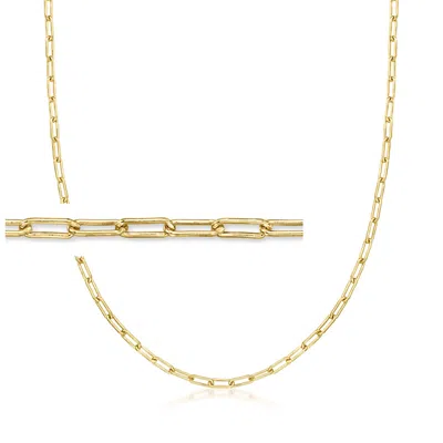 Rs Pure By Ross-simons Italian 18kt Gold Vermeil Paper Clip Link Necklace In Multi