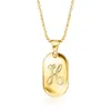 Rs Pure By Ross-simons Italian 18kt Gold Vermeil Personalized Oval Pendant Necklace In Multi