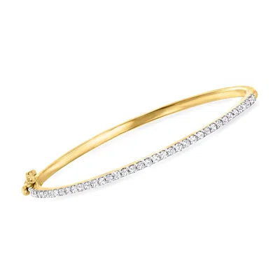 Rs Pure By Ross-simons Lab-grown Diamond Bangle Bracelet In 18kt Gold Vermeil In Multi