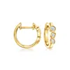 Rs Pure By Ross-simons Multi-shaped Lab-grown Diamond Hoop Earrings In 18kt Gold Over Sterling In Gold
