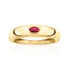 Rs Pure By Ross-simons Oval Lab-grown Ruby Ring In 18kt Gold Vermeil In Red