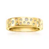 Rs Pure By Ross-simons Scattered Lab-grown Diamond Ring In 18kt Gold Vermeil In White