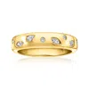 Rs Pure By Ross-simons Scattered Lab-grown Diamond Ring In 18kt Gold Vermeil In Gold