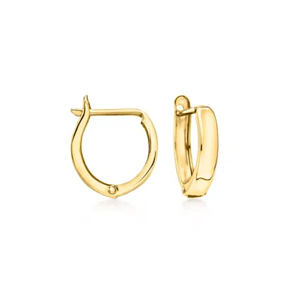 Rs Pure By Ross-simons 14kt Yellow Gold Huggie Hoop Earrings