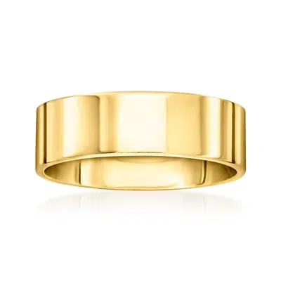 Rs Pure By Ross-simons 18kt Gold Over Sterling Large-band Ring In Red