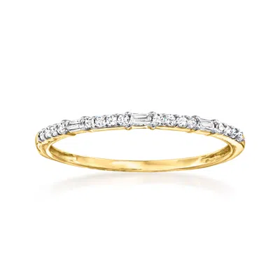 Rs Pure By Ross-simons Diamond Ring In 14kt Yellow Gold In Metallic
