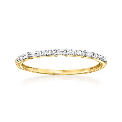 Rs Pure By Ross-simons Diamond Ring In 14kt Yellow Gold In Multi