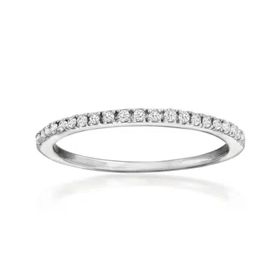 Rs Pure By Ross-simons Diamond Ring In Sterling Silver In White