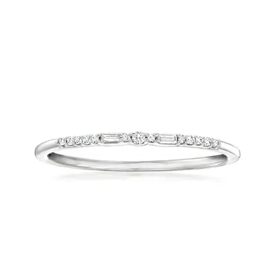 Rs Pure By Ross-simons Diamond-accented Ring In Sterling Silver In Red