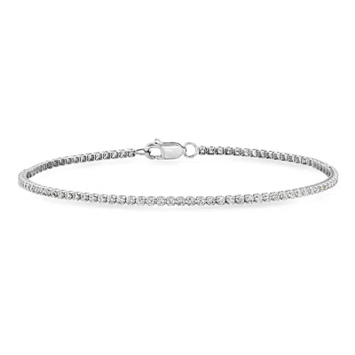 Rs Pure By Ross-simons Lab-grown Diamond Tennis Bracelet In 14kt White Gold In Multi