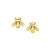 Rs Pure Ross-simons 14kt Yellow Gold Bumblebee Stud Earrings In Yellow