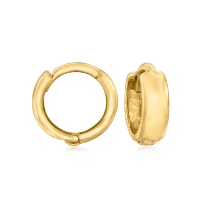 Rs Pure Ross-simons 14kt Yellow Gold Huggie Hoop Earrings