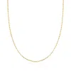 Rs Pure Ross-simons 14kt Yellow Gold Paper Clip Link Necklace In Multi