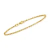 Rs Pure Ross-simons 14kt Yellow Gold Rolo Chain Bracelet In Multi